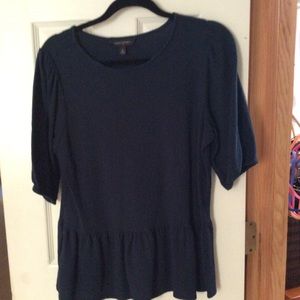 Banana Republic Navy Blue 3/4 sleeve shirt